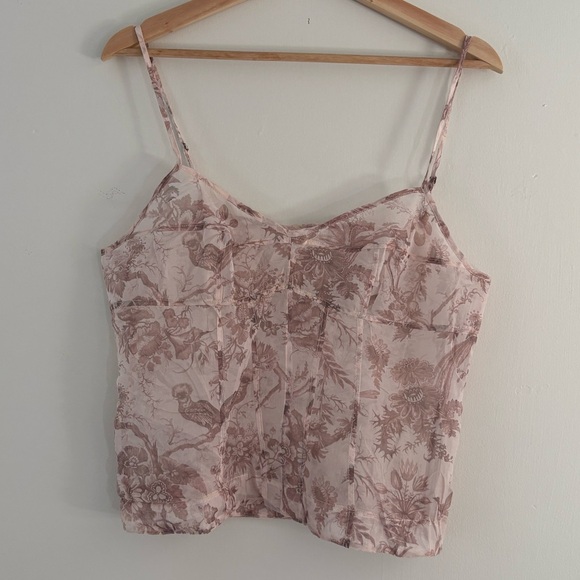 Pilcro Sheer Corset Top - Medium - Picture 4 of 6